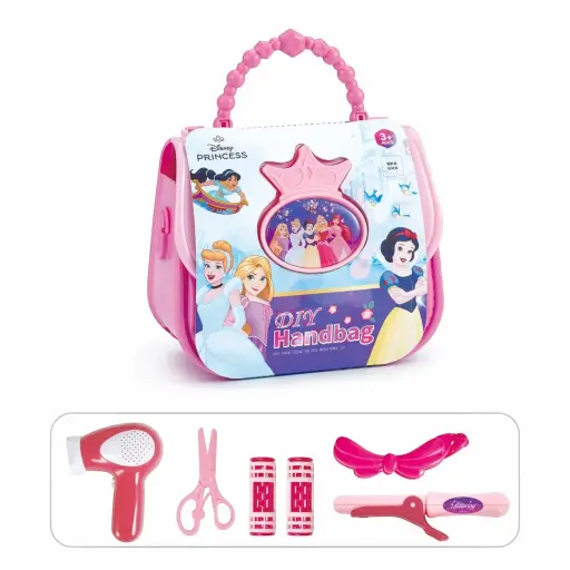 DISNEY PRINCESS — HANDBAG & HAIR DRESSING VALUE PLAYSET