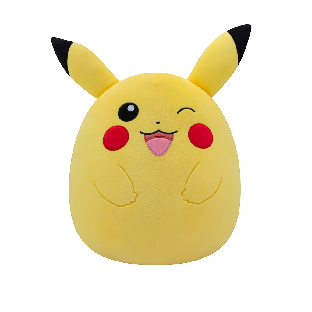 POKÉMON × SQUISHMALLOWS — WINKING PIKACHU 14-INCH PLUSH