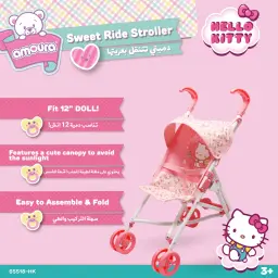 HELLO KITTY — AMOURA DOLL STROLLER (AGES 3+)