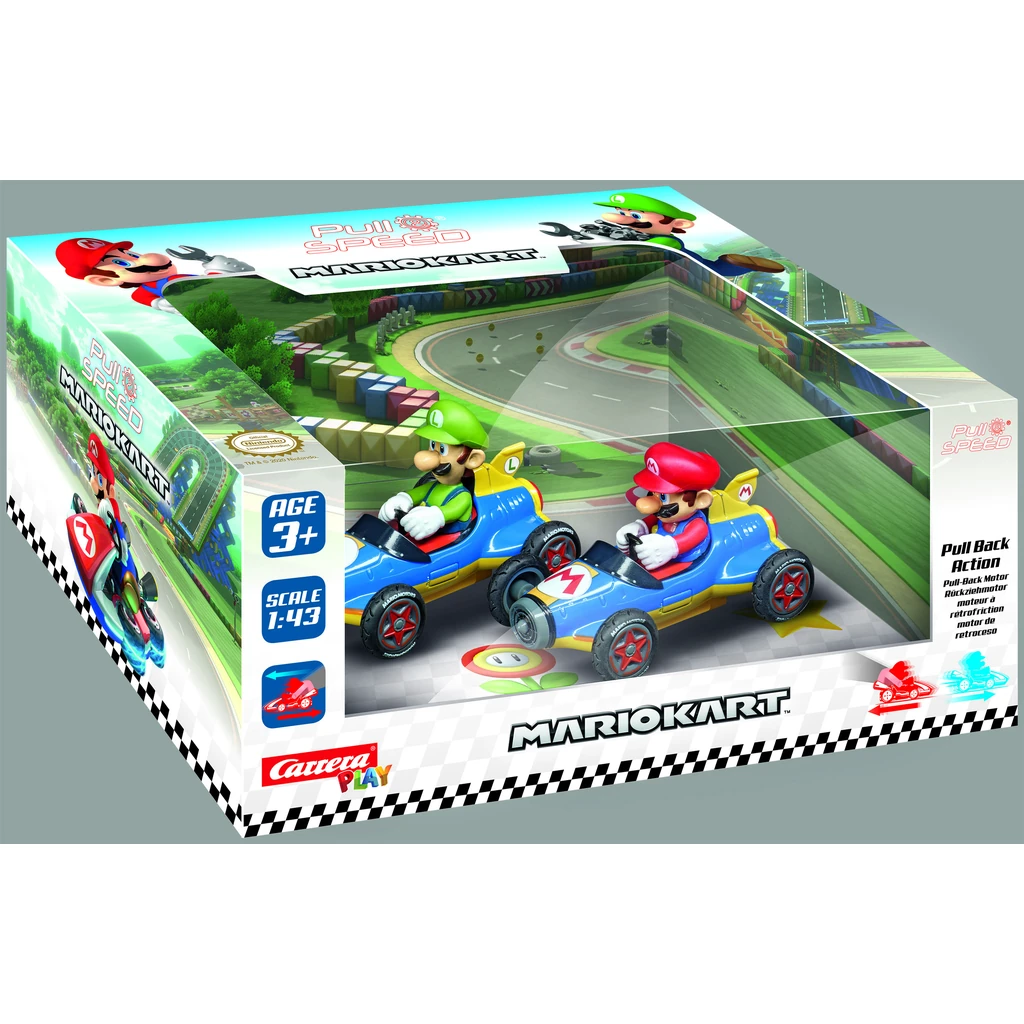 Carrera Pull & Speed Mario Kart™ – Mach 8 Twin Pack