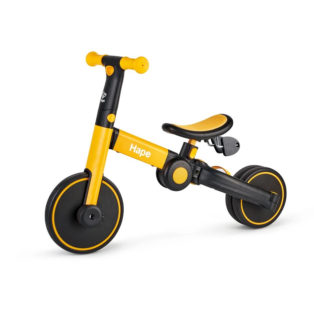 Hape Double Fun Transforming Rider – (Yellow)