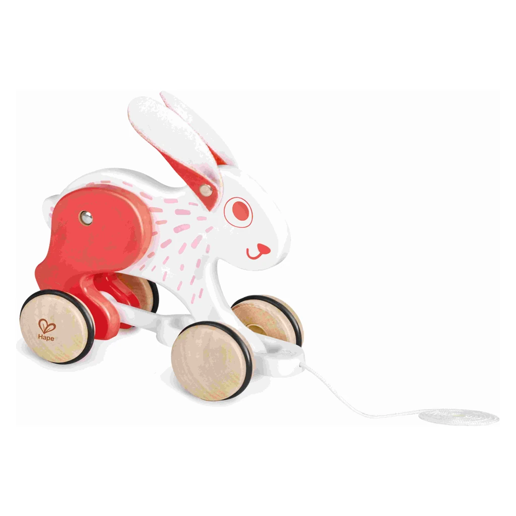 Hape Bunny Pull Along Wooden Toy