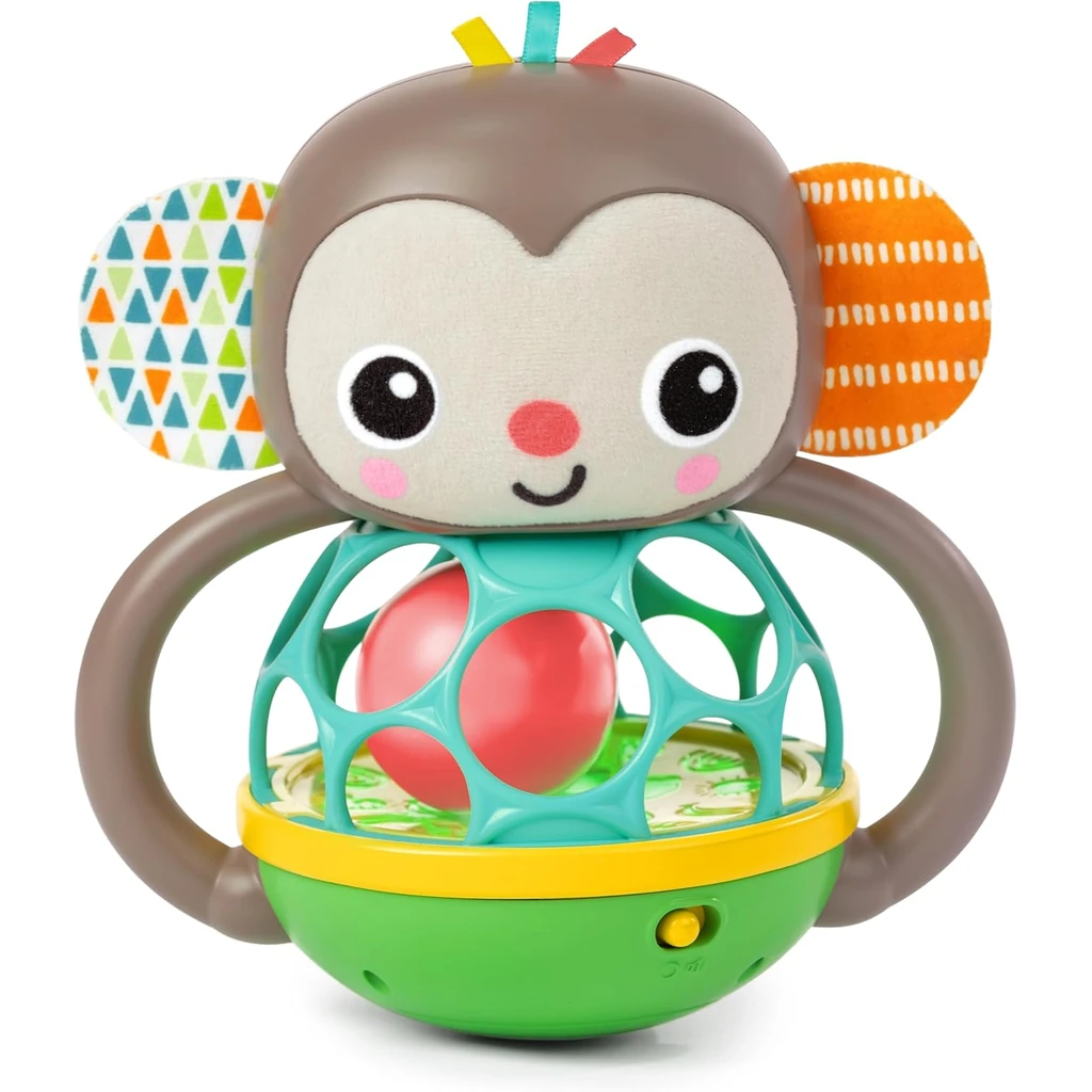 Bright Starts™Grab & Giggle Monkey™ Multi- Sensory Toy
