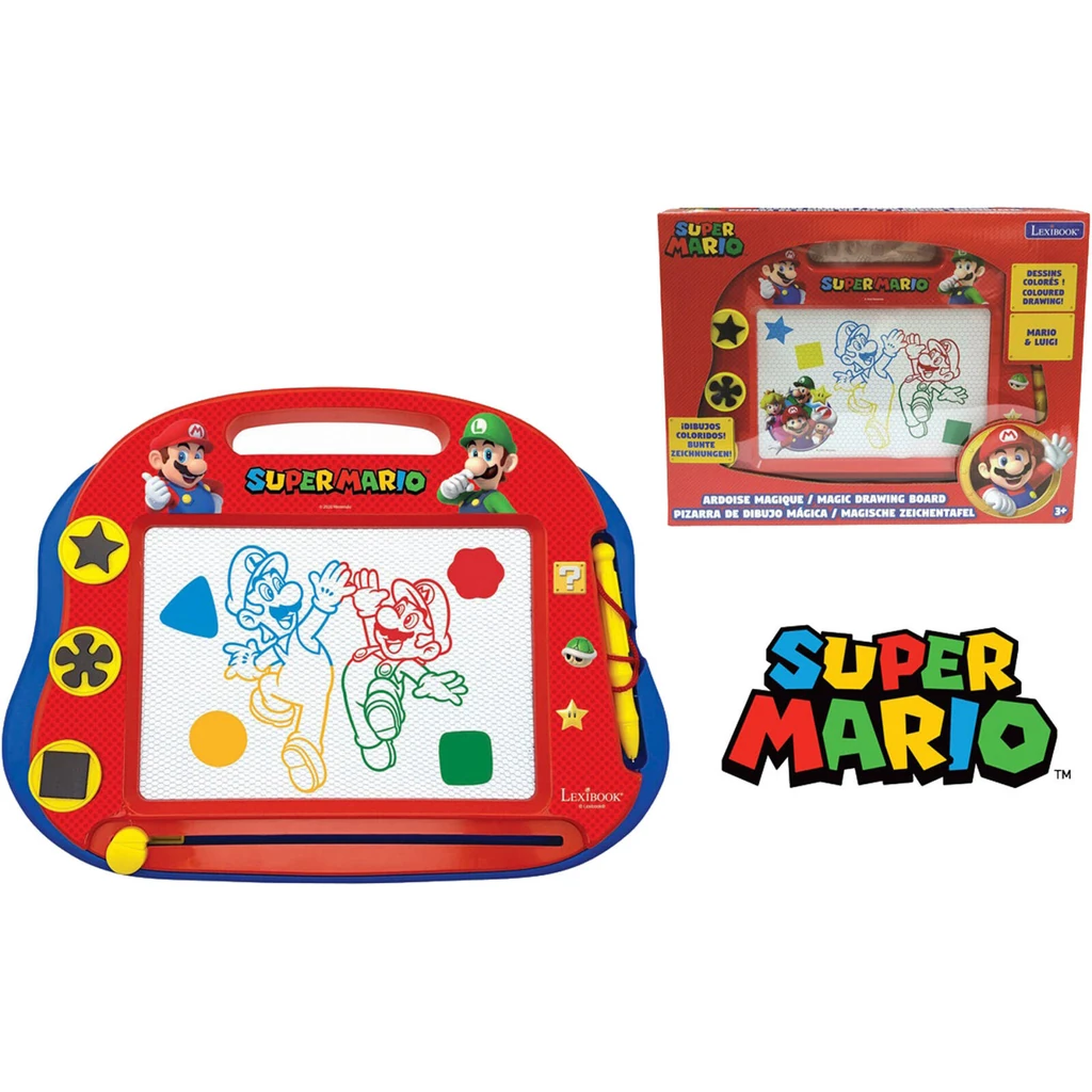 Lexibook Super Mario Magnetic Multicolour Drawing Board