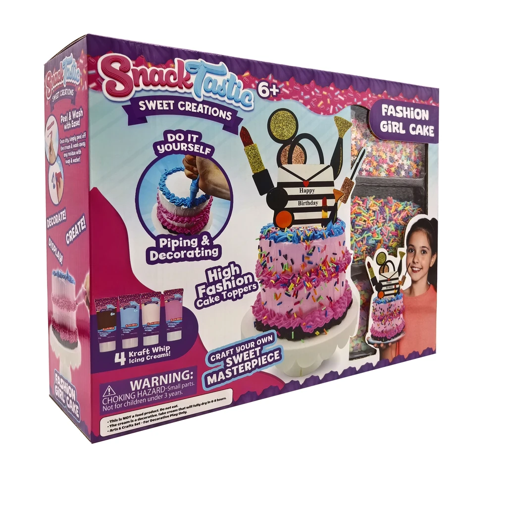 Snack Tastic Sweet Creations DIY Kit – Fashion Girl Cake