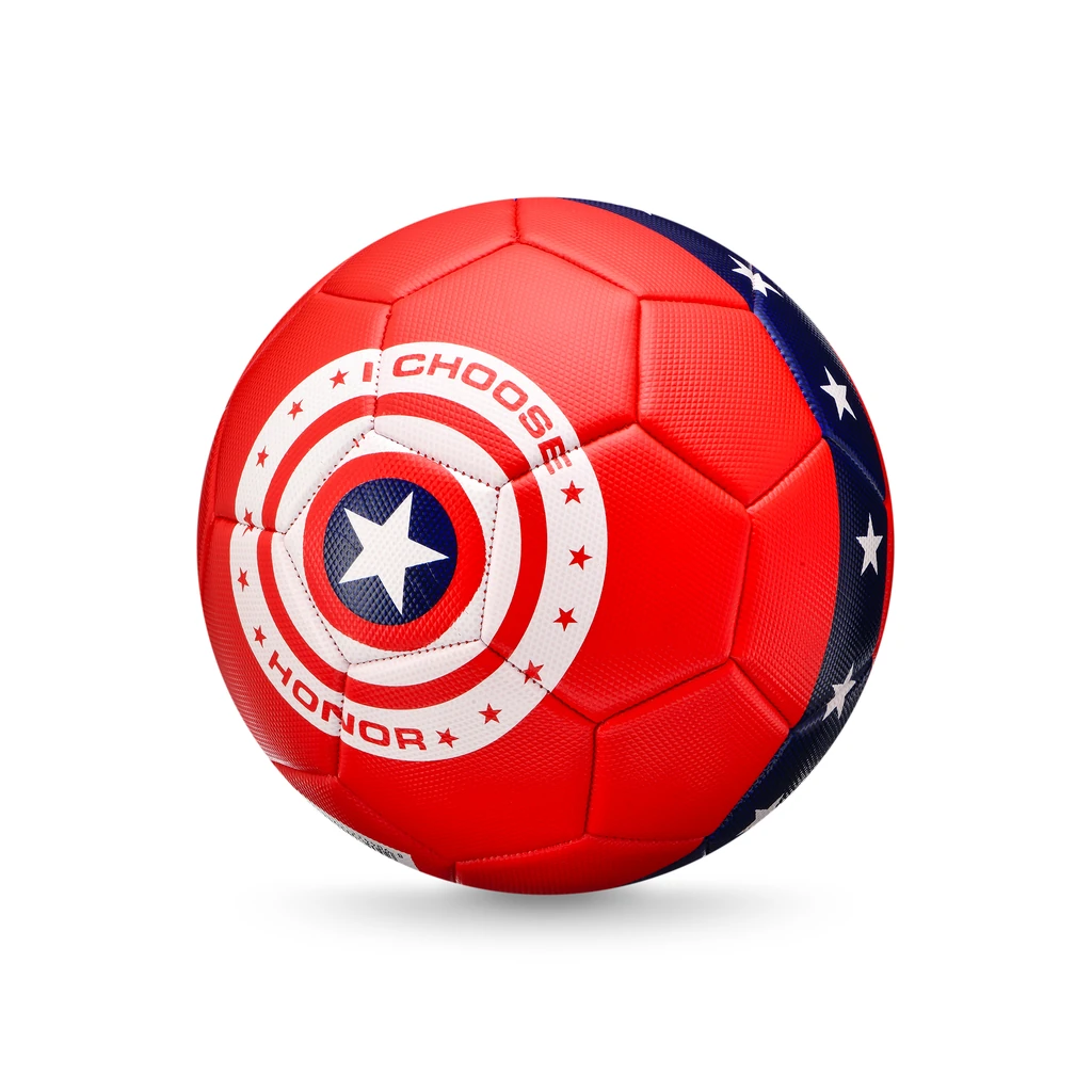 MARVEL CAPTAIN AMERICA RED FOOTBALL