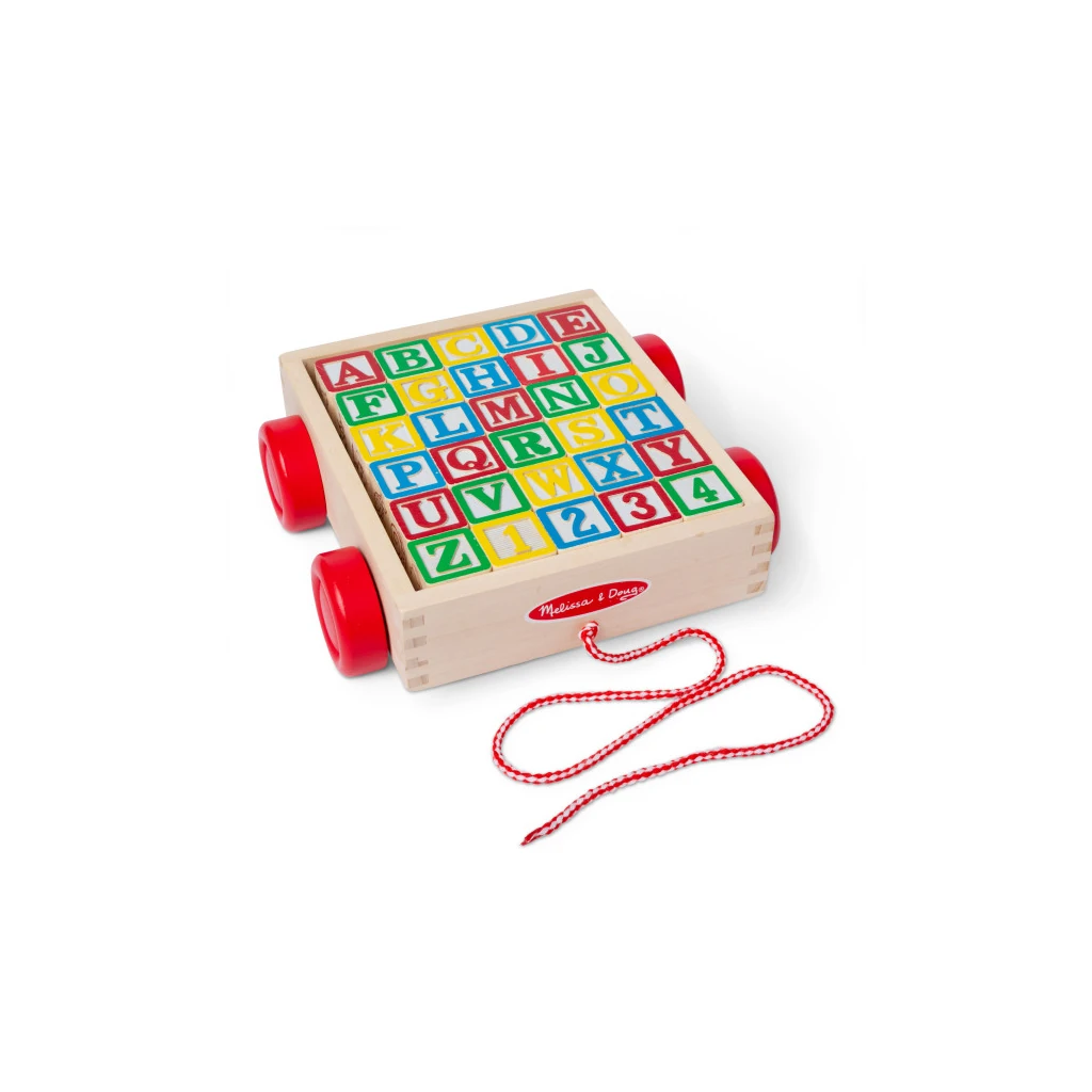 Melissa and Doug Classic ABC Block Cart