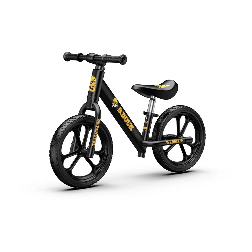 B.Duck 12" Kids Balance Bike – Black (1019L)