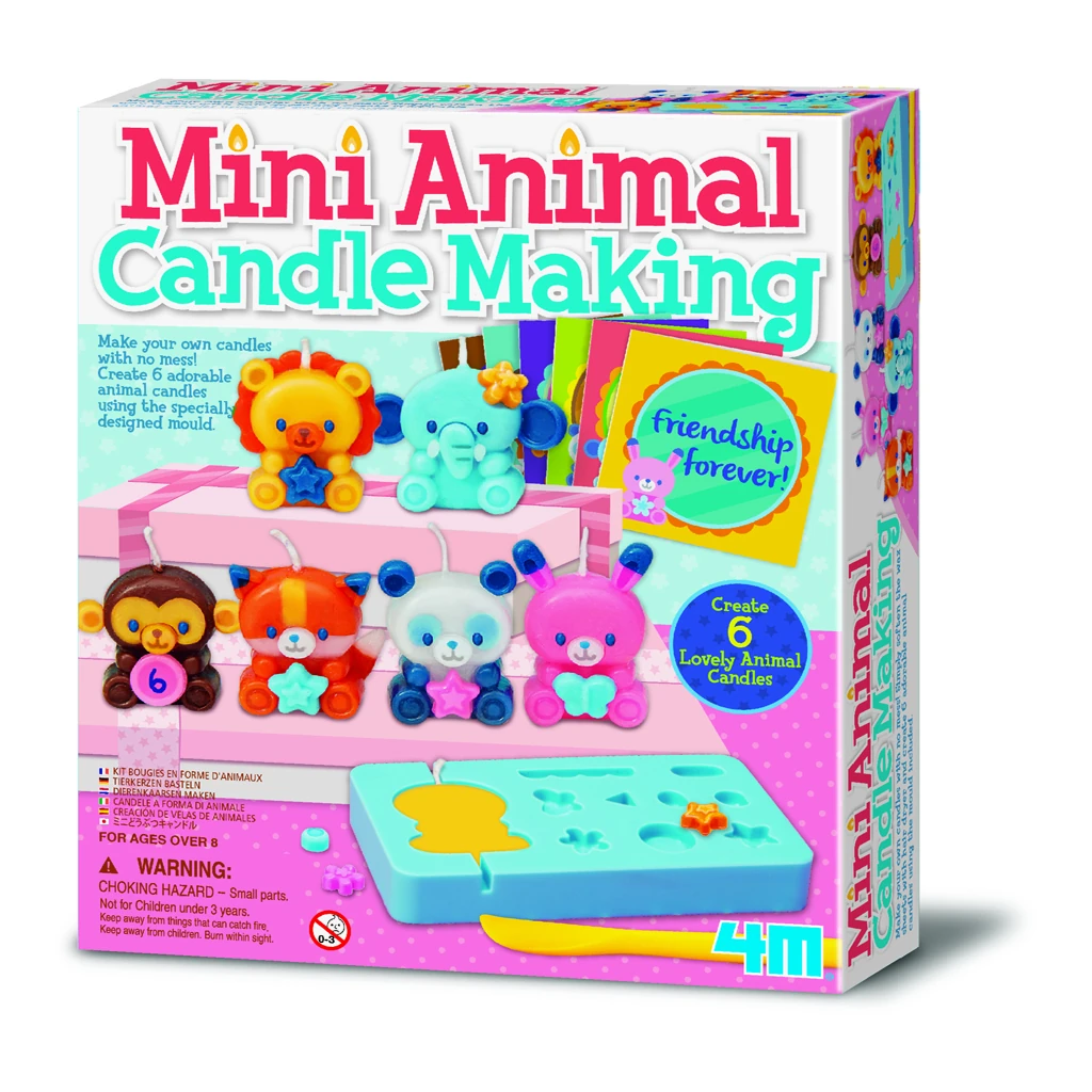 4M Mini Animal Candle Making