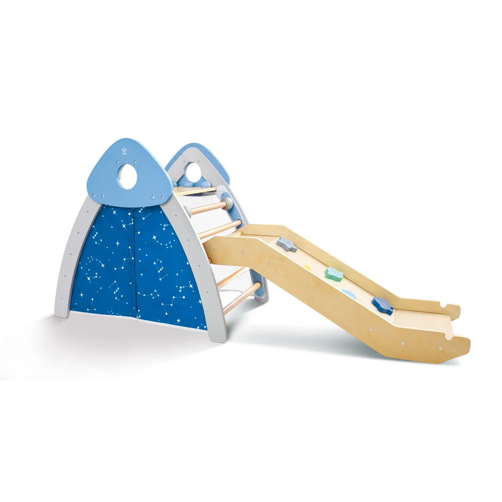 4-in-1 Climb & Slide Gym Set