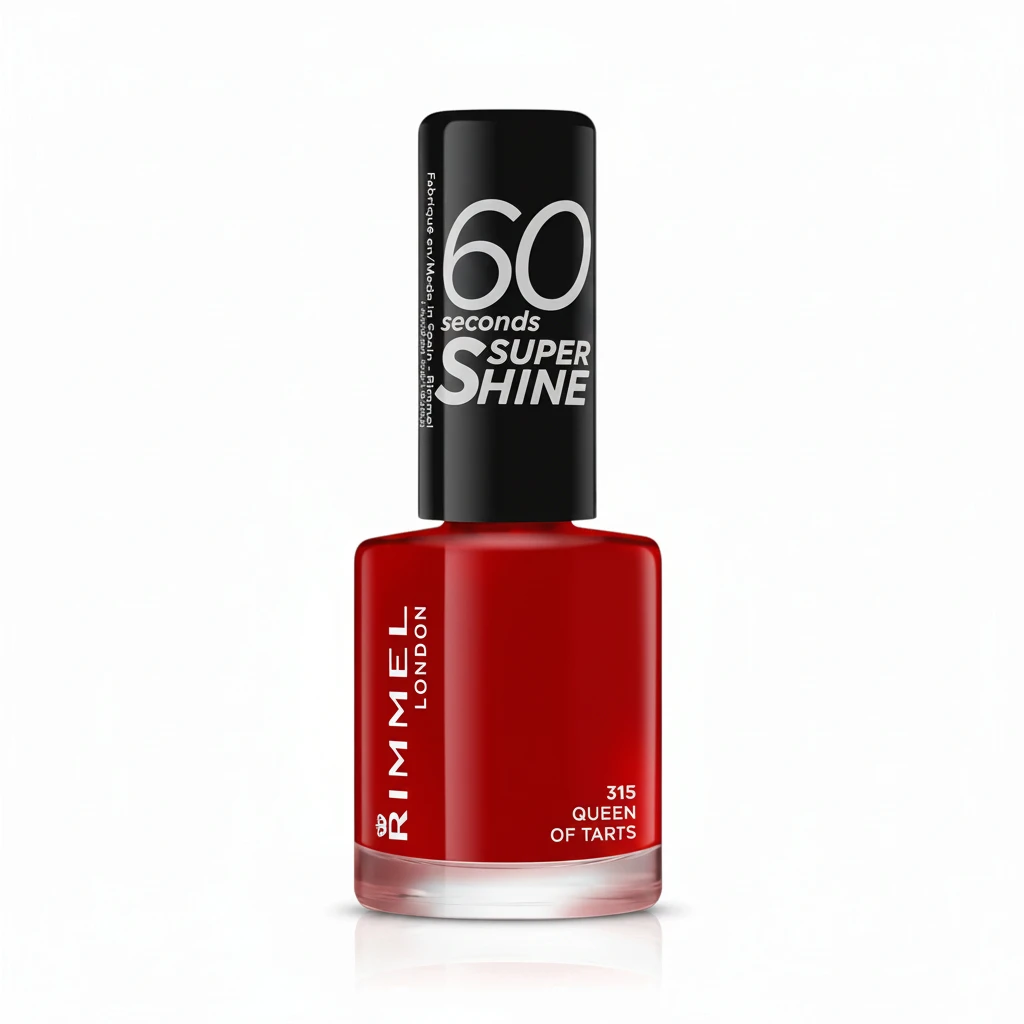Rimmel London 60 Seconds Super Shine Nail Polish - 315 Queen of Tarts (8 ml)