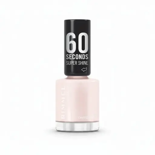 Rimmel London 60 Seconds Super Shine Nail Polish - 108 Cameo Rose (8 ml)